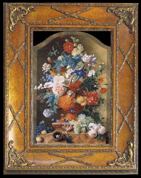 HUYSUM, Jan van Flowers in a Terracotta Vase